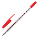 Ручка шариковая "Brauberg M-500 Classic", 0,7мм, красная, прозрачный корпус