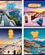 Тетрадь общая "BG", 96л, А5, линия, ламинация, на скобе, серия "Santorini"