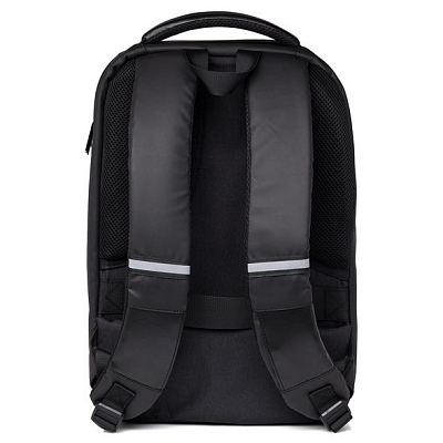 Рюкзак "Hatber", 43х31х17см, эко-кожа, 2 отделения, 1 карман, серия "LED Frame", чёрный