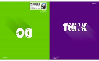 Тетрадь двойная "Hatber", 96л, А5, клетка, на скобе, серия "Bright Colors"
