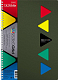 Тетрадь "Hatber", 96л, А4, клетка, 4 цветный разделитель, линейка, карман, фигурная высечка "Progressive Metallic", пластиковая обложка, на гребне, се
