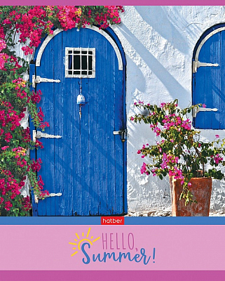 Тетрадь "Hatber", 60л, А5, линия, на скобе, серия "Summer"