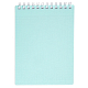 Блокнот "Hatber", 80л, А6, клетка, пластиковая обложка, на гребне, серия "Canvas - Бирюза"