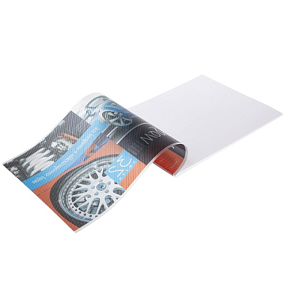 Альбом для рисования "Hatber", 32л, А4, тиснение, пластиковая обожка 200мкм с печатью, на скобе, серия "Автотюнинг"