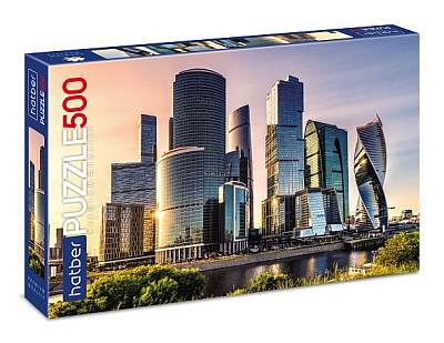 Пазлы "Hatber Premium", 500 элементов, А2, 480х330мм, серия "Небоскрёбы"