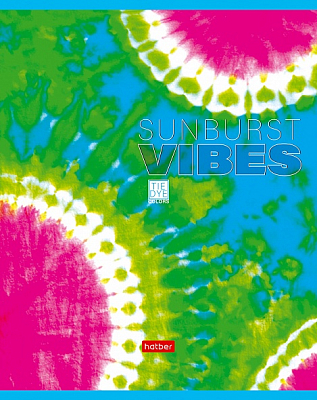 Тетрадь "Hatber", 48л, А5, клетка, на скобе, серия "Tie Dye"