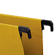 Папка картонная подвесная "Brauberg", Foolscap, 370x245мм, 80л, 220гр/м2, жёлтая