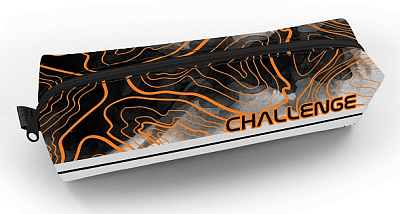Пенал "Hatber", 210х50х60мм, мягкий, на молнии, серия "Challenge"