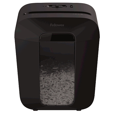 Уничтожитель документов "Fellowes Powershred LX50", DIN P-4, 4х37мм, 9 листов, 17 литров, чёрный