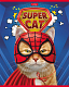 Тетрадь "Hatber", 48л, А5, клетка,на скобе, серия "Supercat"