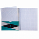 Тетрадь "Hatber", 100л, А5, клетка, карманы, на спирали, серия "WorkBook"