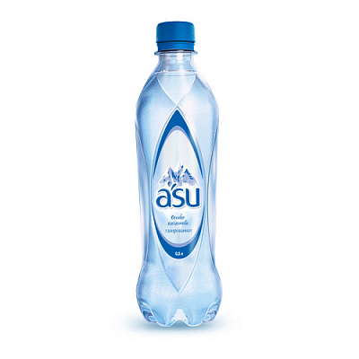 Вода питьевая "ASU", 500мл, негазированная, пластиковая бутылка