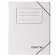 Папка картонная архивная на резинке "Staff", 325х250x75мм, 700л, белая