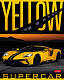 Тетрадь "Hatber", 48л, А5, клетка, на скобе, серия "Yellow - SuperCar"