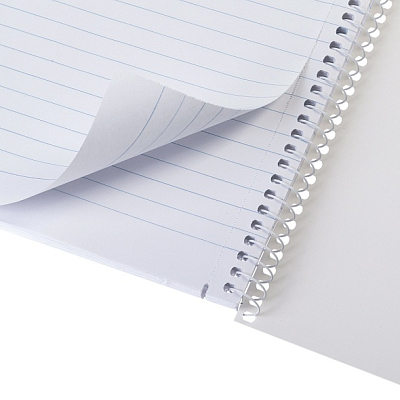 Тетрадь "Hatber", 96л, А4, линия, ламинация, тиснение, на спирали, серия "Студенту - Viva Magenta"