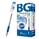 Ручка шариковая "BG Shiny Ultra G", 0,7мм, синяя, прозрачный корпус