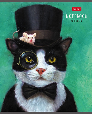 Тетрадь "Hatber", 48л, А5, клетка,на скобе, серия "Узнай себя №2"