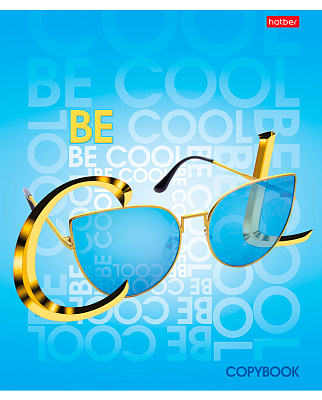 Тетрадь "Hatber", 48л, А5, клетка, лак, ламинация, на скобе, серия "Good Mood Fashion"