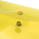 Папка-конверт пластиковая для документов "Brauberg", А5, 100л, 180мкм, на кнопке, полупрозрачная, жёлтая