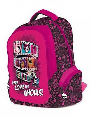 Рюкзак школьный Hatber 40х30х14см SOFT-Школа Монстров-(Monster High)NRk_00608