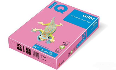 Бумага IQ Color  OPI74  А4, 80г/м2 500л, розовый фламинго