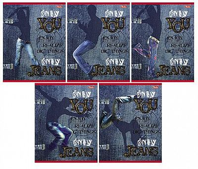 Тетрадь 48л А5 серия -Only Jeans-