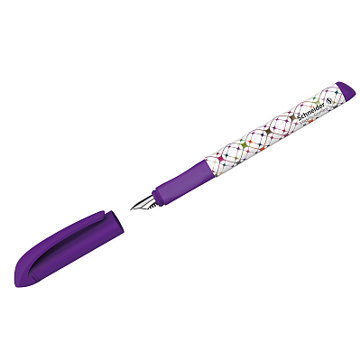 Ручка перьевая "Schneider Voice", 0,5мм, синяя, фиолетовый корпус