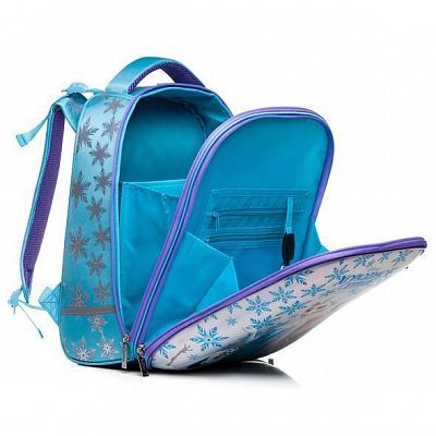 Рюкзак "Hatber", 37x29x17см, EVA-материал, 2 отделения, серия "Ergonomic Classic - Холодное сердце"