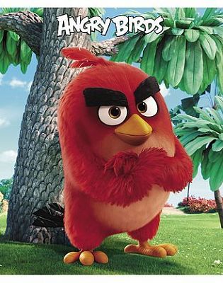 Тетрадь "Hatber", 48л, А5, клетка, лак, на скобе, серия "Angry Birds Movie №1"