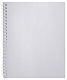 Тетрадь "Hatber", 96л, А5, клетка, обложка бумвинил, на гребне, серия "Metallic - Белая"