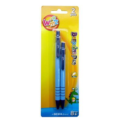 Ручка шариковая Beifa, 2 шт в блистере, синяя