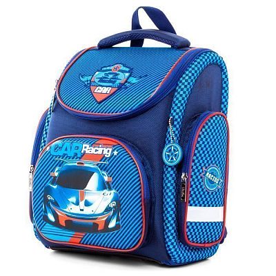 Рюкзак "Hatber", 37x30x17см, EVA-материал, 1 отделение, 3 кармана, мешок, серия "Compact Plus - Racing Car"