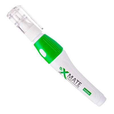 Корректирующий карандаш "Hatber X-Mate", 7мл, металлический наконечник, резиновый грип