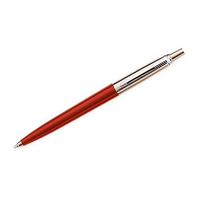 Ручка шариковая Parker Jotter Special, Синяя,  автомат, красный корпус