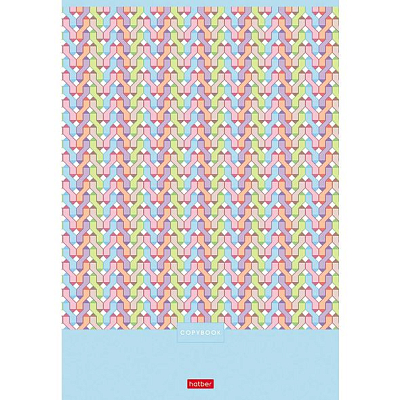 Тетрадь "Hatber", 80л, А4, клетка, на скобе, серия "Pattern Collection"