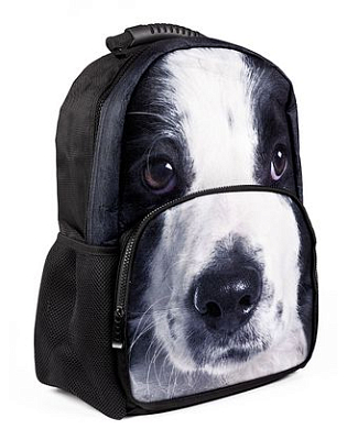 Рюкзак "Hatber HD", 43,5x30x11см, флис, 2 отделения, 2 кармана, серия "Trend Line - Puppy"