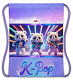 Мешок для обуви "Hatber", 33х42см, 1 отделение, серия "K-Pop мишки"