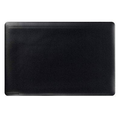 Настольное пластиковое покрытие "Durable Premium", 65x52см, толщина 1мм, прямоугольное, чёрное