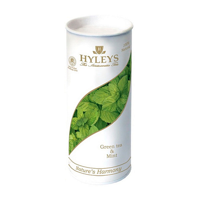 Чай зелёный "Hyleys", серия "Гармония природы", с мятой, 100гр