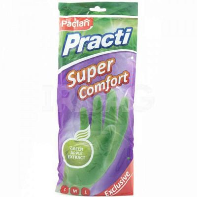 Перчатки Super Comfort Paclan с ароматом яблока M