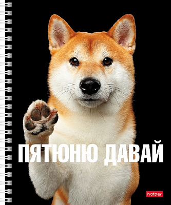 Тетрадь "Hatber", 48л, А5, клетка, на гребне, серия "Привет"