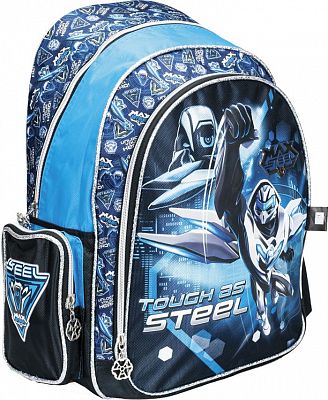 Рюкзак из жаккардовой ткани 840 ден Centrum, серия "Max Steel" 43х31х16см, уплотненная спинка, широк