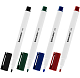 Набор маркеров для доски "Brauberg Line", 3мм, круглый наконечник, спиртовая основа, с клипом, 4 цвета, 4шт в ПВХ-упаковке