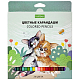 Карандаши "Hatber Eco", 24 цвета, серия "Pets Story", в картонной упаковке