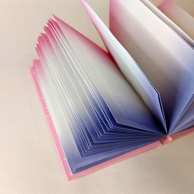 Скетчбук "BG", 80л, А6, без линовки, белый блок с градиентом, ламинация, твёрдый переплёт, серия "Сладкие мечты"
