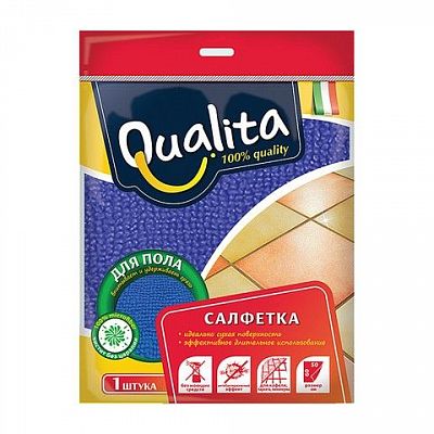 Салфетка из микрофибры для пола QUALITA 60х50 см