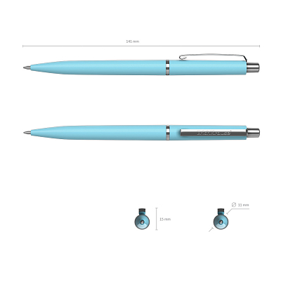 Ручка шариковая автоматическая "Erich Krause Smart Pastel", 0,7мм, синяя, цветной корпус