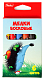 Мелки восковые "Hatber", 6 цветов, 11мм, круглые, серия "Ёжики", 6шт в картонной упаковке