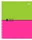 Тетрадь 96л А5ф клетка на гребне NEON серия -Ideas Color-
