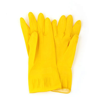 Перчатки гелевые "Лилия-1", жёлтые L